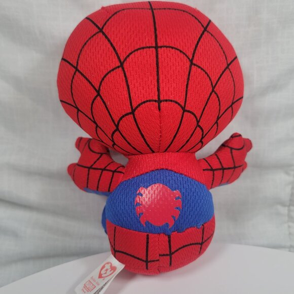 Ty Beanie Babies Marvel Spider Man Plush Stuffed Animal 6" - Picture 3 of 5